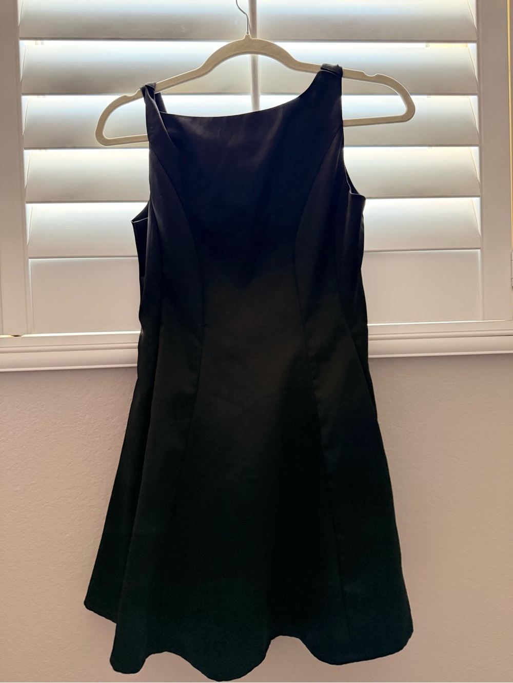Classic Black Sleeveless A-Line Dress